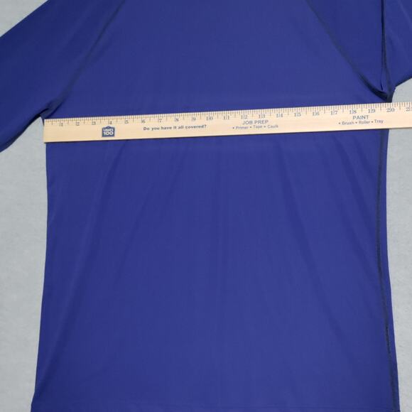 Fioboc Shirt Mens Large PerformancePro Active Crew Neck Long Sleeve Tee Blue NEW - Picture 9 of 16